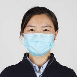 الصين قناع الوجه القابل للتصرف غير المنسوج مقاس 17.5 * 9.5 سم للحماية الشخصية مصنع